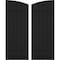 Ekena Millwork Americraft 6-Board (2 Batten) Wood Joined Board-n-Batten Shutters w/Ellipt Top, ARW101BE621X77BLH, PR ARW101BE621X77BLH - alternate 1